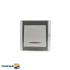 تصویر محصول کلیدتک پل روکار خیام الکتریک مدل صدف