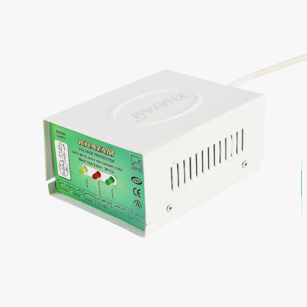 محافظ فلزی ارتدار2خاته (سرامیکی) 2500 وات خیام الکتریک  1/5 متری